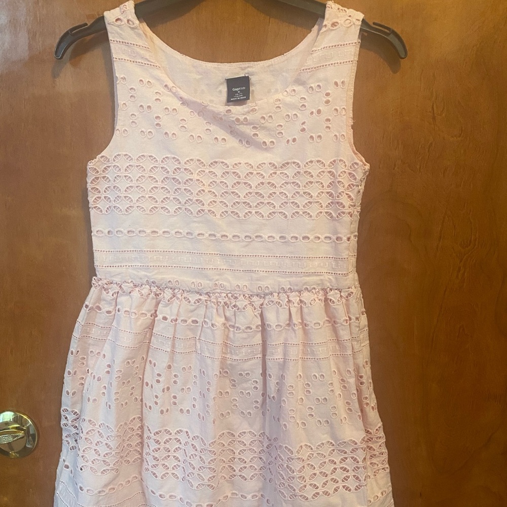 Girl pink dress